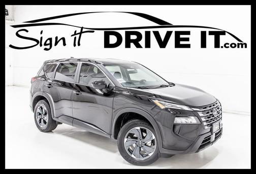 Super Black 2025 Nissan Rogue SV