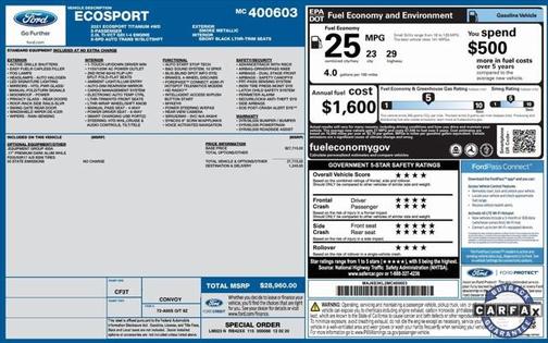 2021 Ford EcoSport Titanium