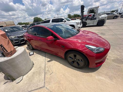 Red Multi-Coat 2021 Tesla Model 3 Standard Range Plus