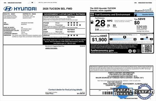 2025 Hyundai TUCSON SEL