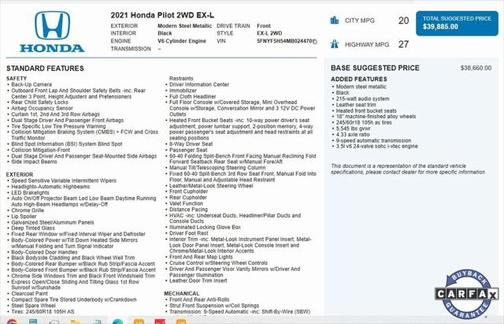 2021 Honda Pilot 2WD EX-L