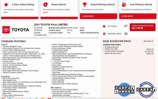 2024 Toyota Prius Limited