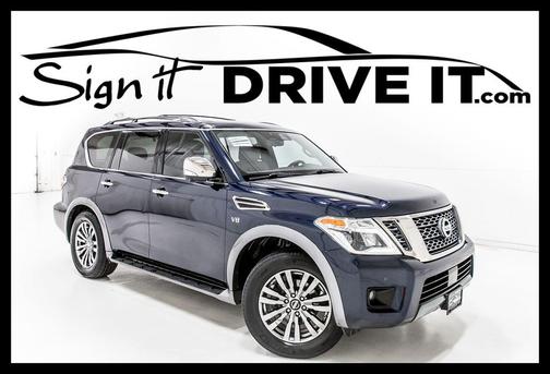 Dark Blue 2018 Nissan Armada Platinum