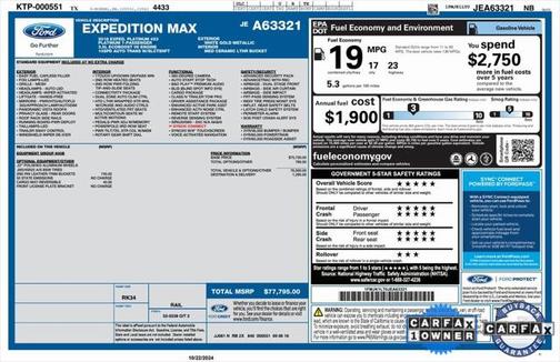 2018 Ford Expedition Max Platinum