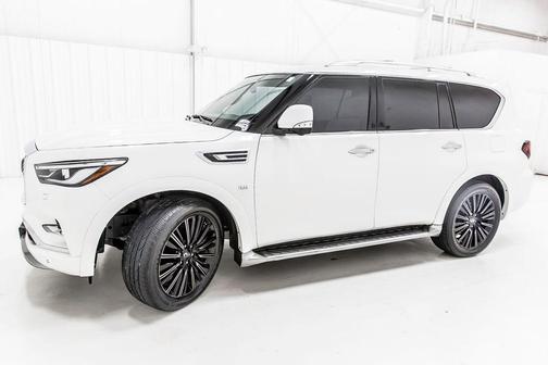 Moonstone White 2019 INFINITI QX80 Limited