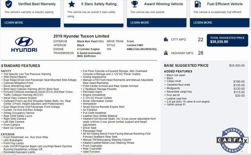 2019 Hyundai TUCSON Limited