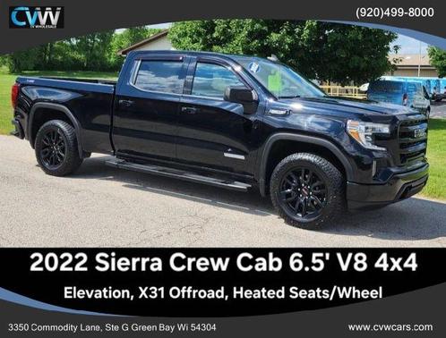 Black 2022 GMC Sierra 1500 Limited Elevation
