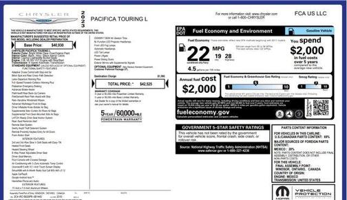 2023 Chrysler Pacifica Touring-L