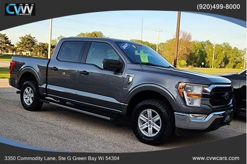Gray 2021 Ford F-150 XLT