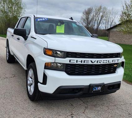 White 2021 Chevrolet Silverado 1500 Custom