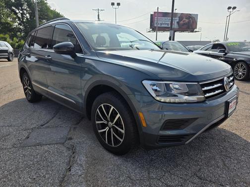 Atlantic Blue Metallic 2021 Volkswagen Tiguan 2.0T SE 4MOTION