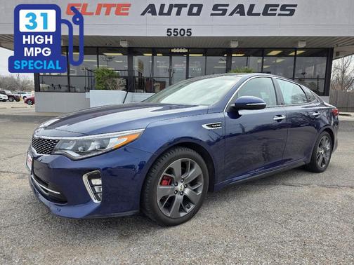 Horizon Blue 2018 Kia Optima SX Turbo