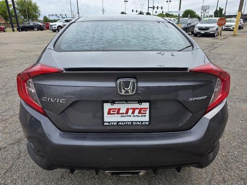 Modern Steel Metallic 2019 Honda Civic Sport