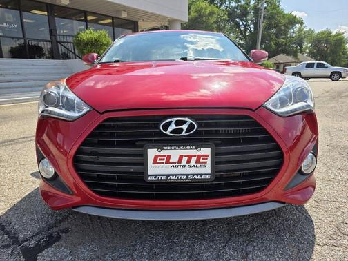 Boston Red Metallic 2015 Hyundai Veloster Turbo