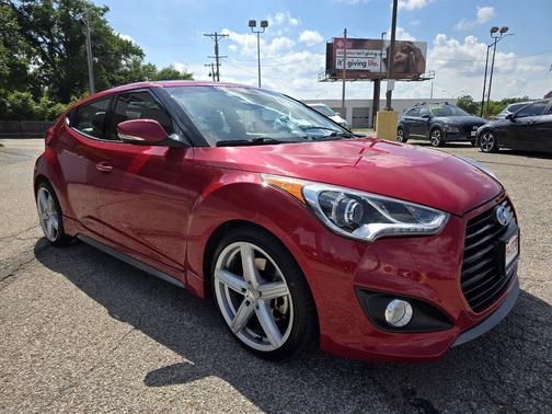Boston Red Metallic 2015 Hyundai Veloster Turbo