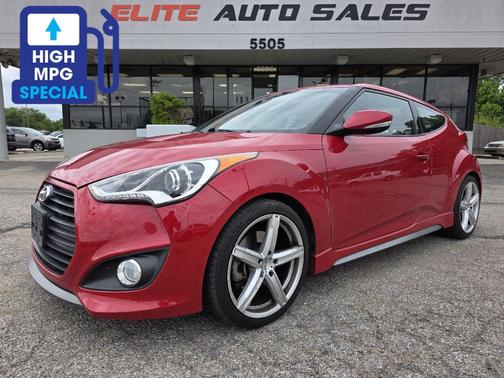 Boston Red Metallic 2015 Hyundai Veloster Turbo