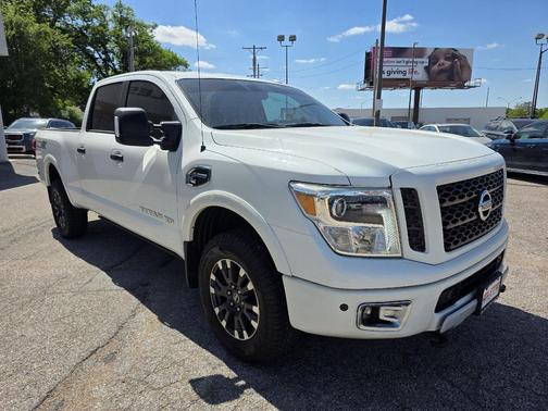 Pearl White 2019 Nissan Titan XD PRO-4X