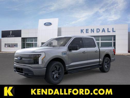 Carbonized Gray Metallic 2025 Ford F-150 Lightning Flash Truck