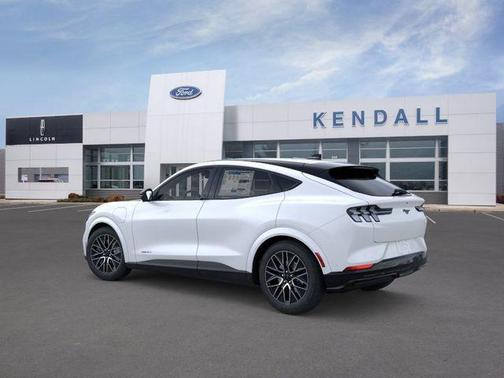 Star White Metallic Tri-Coat 2025 Ford Mustang Mach-E Premium