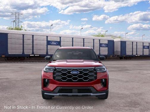 Red Metallic 2026 Ford Explorer Platinum