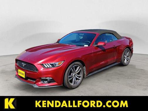 Black 2015 Ford Mustang EcoBoost Premium