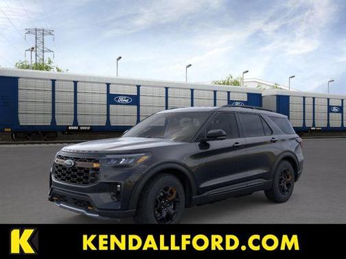 Agate Black Metallic 2026 Ford Explorer Tremor