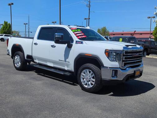 Summit White 2021 GMC Sierra 3500 SLT