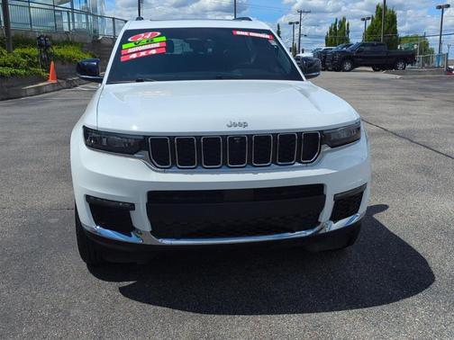 Bright White Clearcoat 2024 Jeep Grand Cherokee L Limited