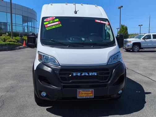 Bright White Clearcoat 2025 RAM ProMaster 2500 High Roof