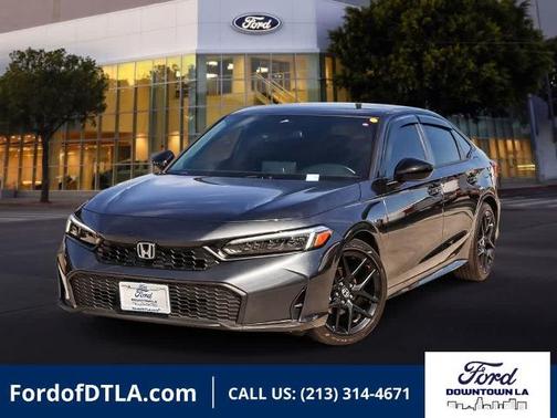 Meteorite Gray Metallic 2025 Honda Civic SPORT
