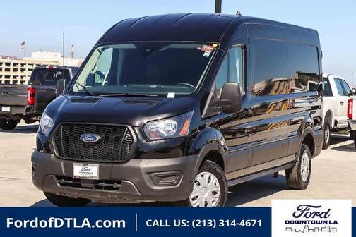 AGATE BLACK METALLIC 2025 Ford Transit-250 148 WB MEDIUM ROOF CARGO