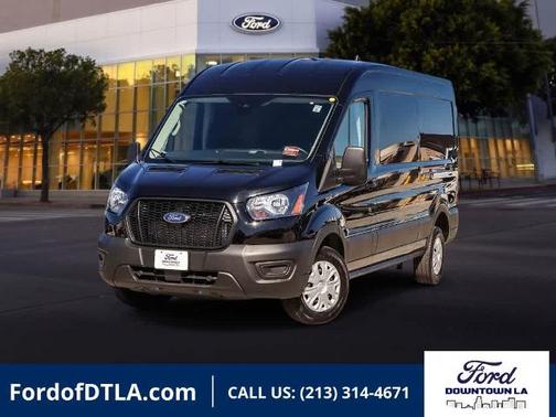 AGATE BLACK METALLIC 2025 Ford Transit-250 148 WB MEDIUM ROOF CARGO