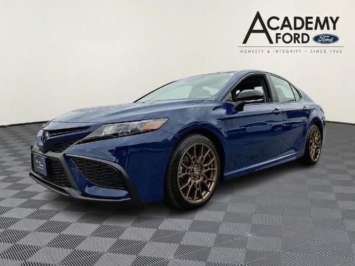 Dark Blue 2023 Toyota Camry SE NIGHTSHADE