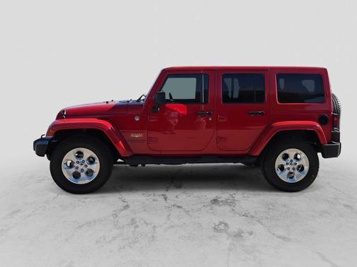 Flame Red Clearcoat 2014 Jeep Wrangler Unlimited Sahara