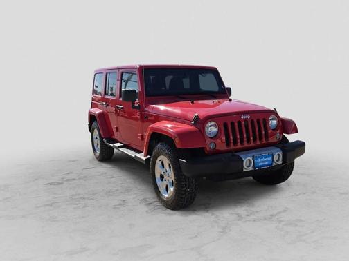 Flame Red Clearcoat 2014 Jeep Wrangler Unlimited Sahara