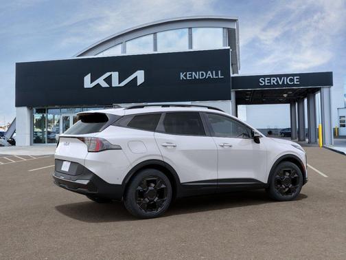 White Pearl 2027 Kia Sportage Plug-In Hybrid X-Line Prestige