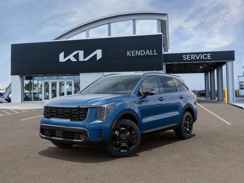 Mineral Blue 2026 Kia Sorento Hybrid SX Prestige