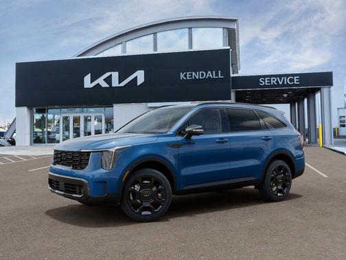 Mineral Blue 2026 Kia Sorento Hybrid SX Prestige