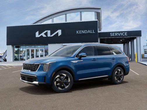 Mineral Blue 2026 Kia Sorento Hybrid EX