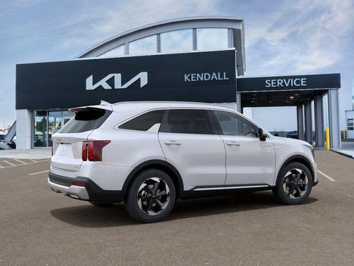 Snow White Pearl 2026 Kia Sorento Hybrid EX