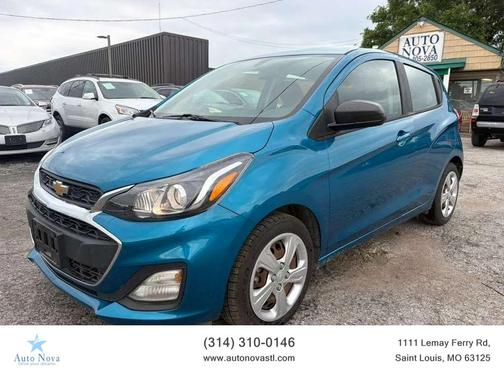 Caribbean Blue Metallic 2020 Chevrolet Spark LS