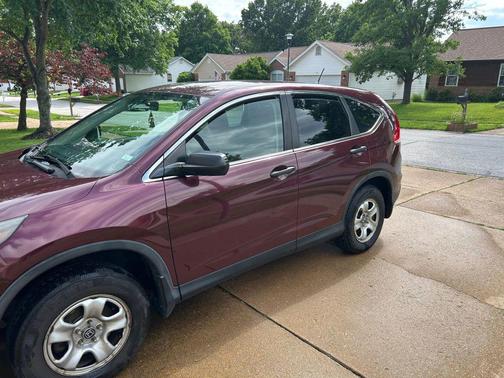 Burgundy 2014 Honda CR-V LX