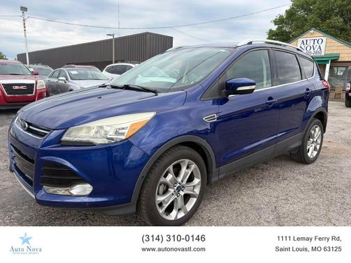Deep Impact Blue 2014 Ford Escape Titanium