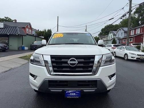 Aspen White TriCoat 2023 Nissan Armada SV 4x2 4dr SUV