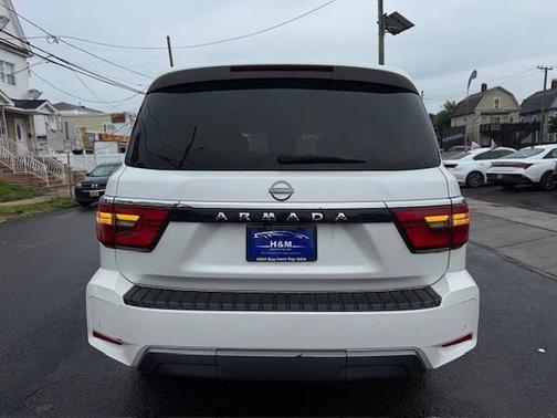 Aspen White TriCoat 2023 Nissan Armada SV 4x2 4dr SUV
