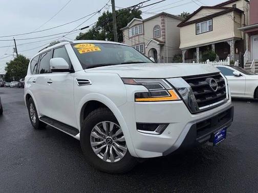 Aspen White TriCoat 2023 Nissan Armada SV 4x2 4dr SUV