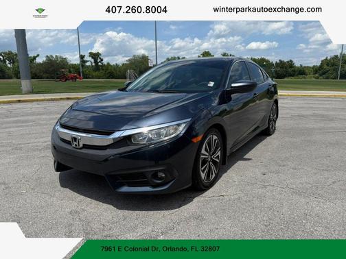 Blue 2016 Honda Civic EX-T