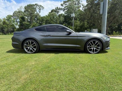 Black 2015 Ford Mustang EcoBoost Premium