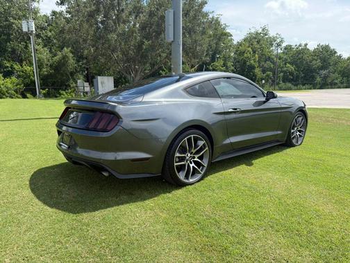 Black 2015 Ford Mustang EcoBoost Premium