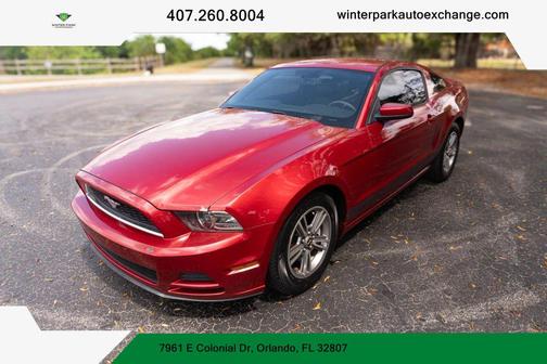 Red 2013 Ford Mustang V6 Premium